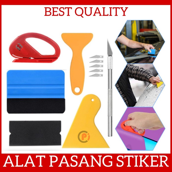 Tools Alat Bantu Pasang Stiker Sticker Kaca Film Kape Skrap Plastik