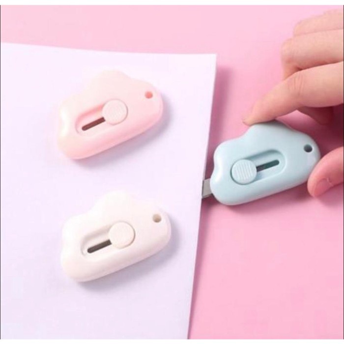 

Cutter Mini Motif Awan Papper Cut Mini Viral Karakter Lucu
