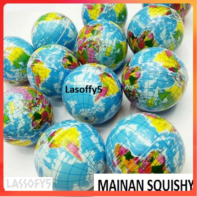 Mainan Anak Bola Dunia Squishy