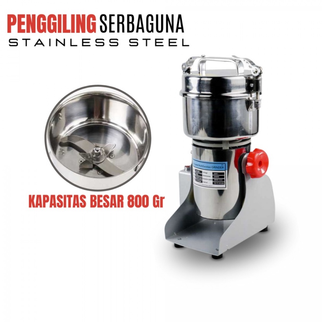 JING GONG YI Penggiling Grinder Kapasitas Besar Elektrik