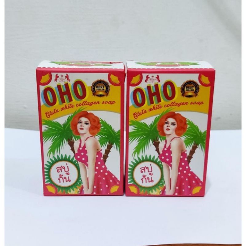 OHO GLUTA WHITE COLLAGEN SOAP 100g ORIGINAL THAILAND
