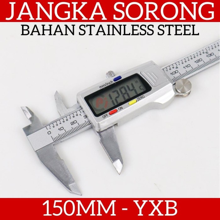 

Jangka Sorong Kaliper Sigmat Digital Bahan Stainless Steel 150mm - YXB