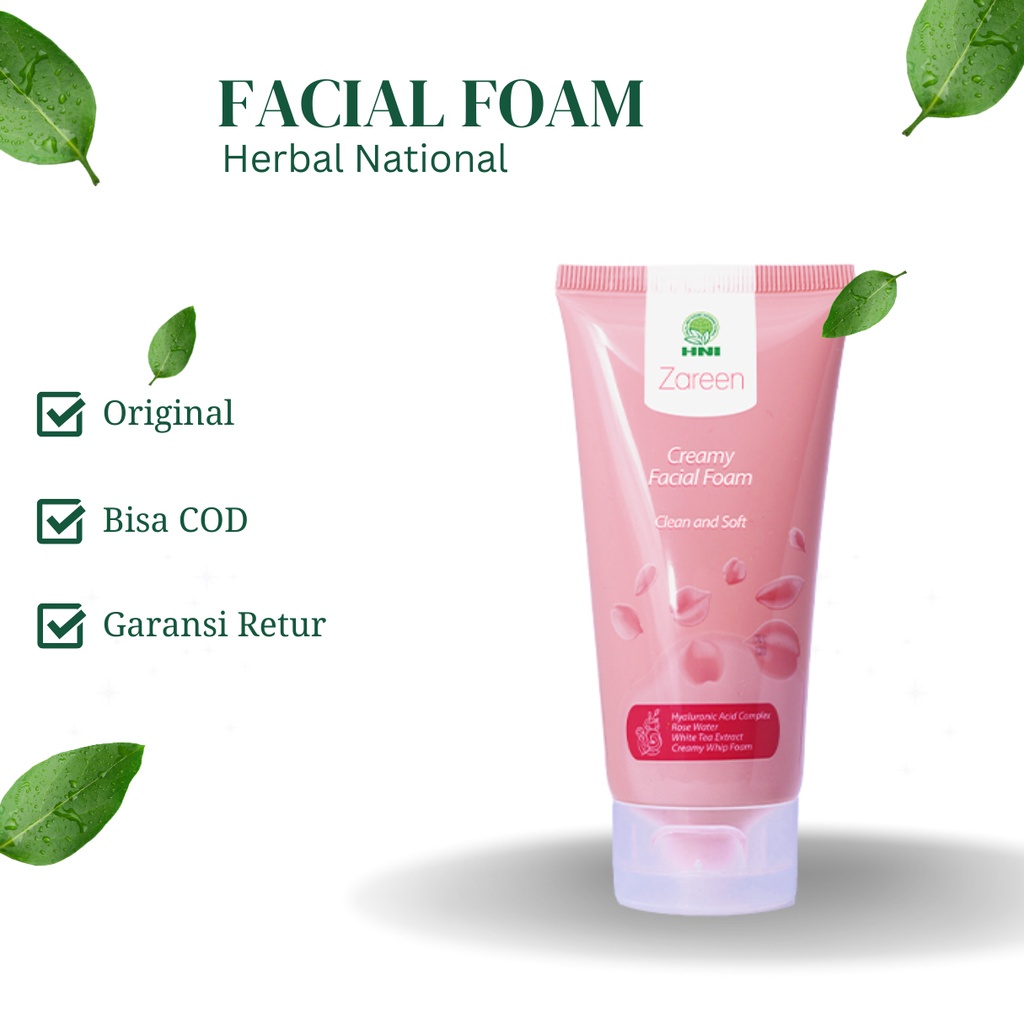 

skincare zareen creamy facial foam - Sabun Pembersih wajah - Produk Herbal