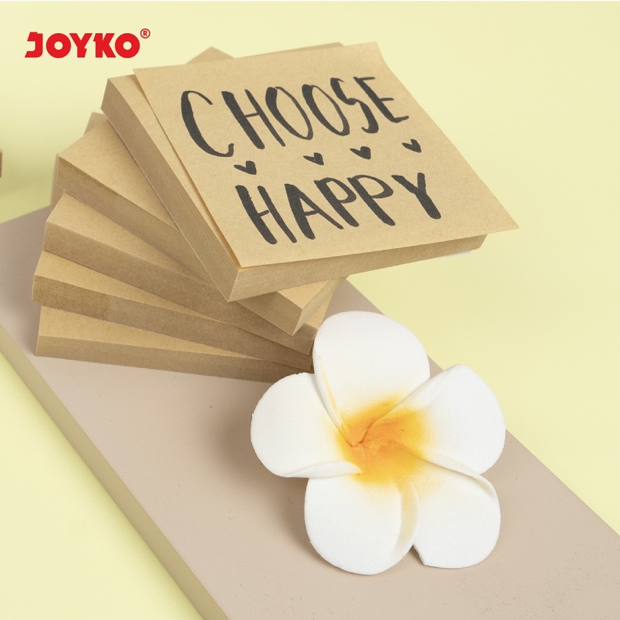 

MEMO STICK KRAFT PAPER JOYKO MMS-33 | MEMO TEMPEL | STICKY NOTES | 100 SHEETS 75 X 75 Gsm