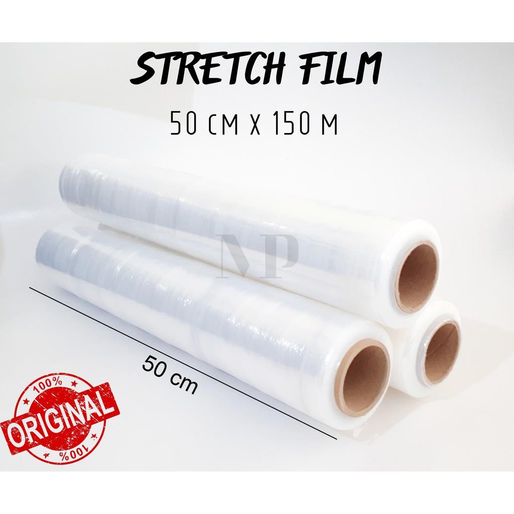 

Stretch Film 50cm x 150m Plastik Wrapping Bening Plastic Wrap Packing Online Shop Bungkus Barang