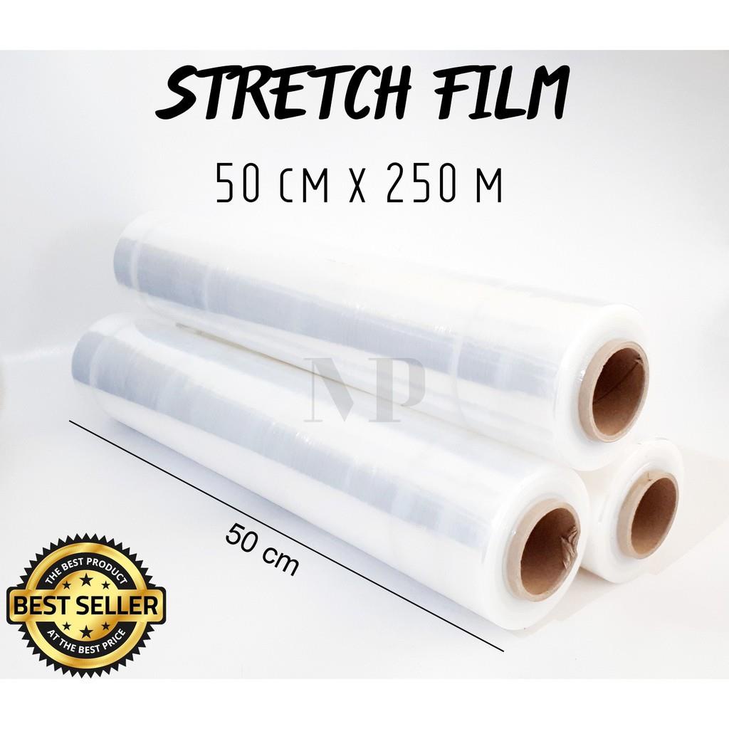 

Stretch Film 50cm x 250m Plastik Wrapping Bening Plastic Wrap Packing Online Shop Bungkus Barang
