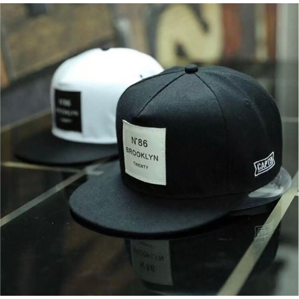 PROMO Topi Snapback Hip-Hop Baseball Broklyn New York Casual Print Dewasa / topi cowok keren model k