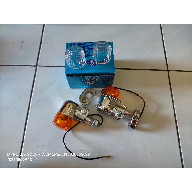 Sen Sein reteng reting palu tabung import bulat set pemanis sein bornfree crom cb100 gl100 gl pro im