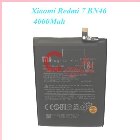 BATREI / Baterai Original Xiaomi Redmi 7 BN46 4000Mah Battery Batre Batrei BERGARANSI
