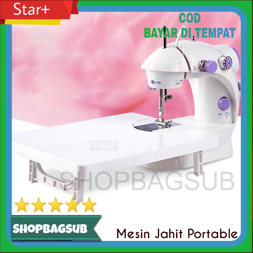 Mesin Jahit Plus Meja Portable Mesin Jahit Ada Lampu Industri Mini Elektronik Mudah Dan Praktis