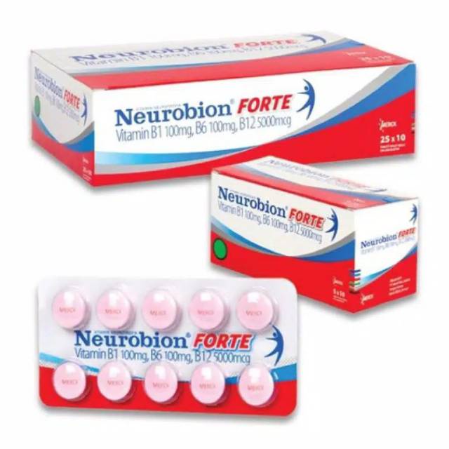 Neurobion Forte Tablet '10 Pink PRODUK ORIGINAL/BPOM