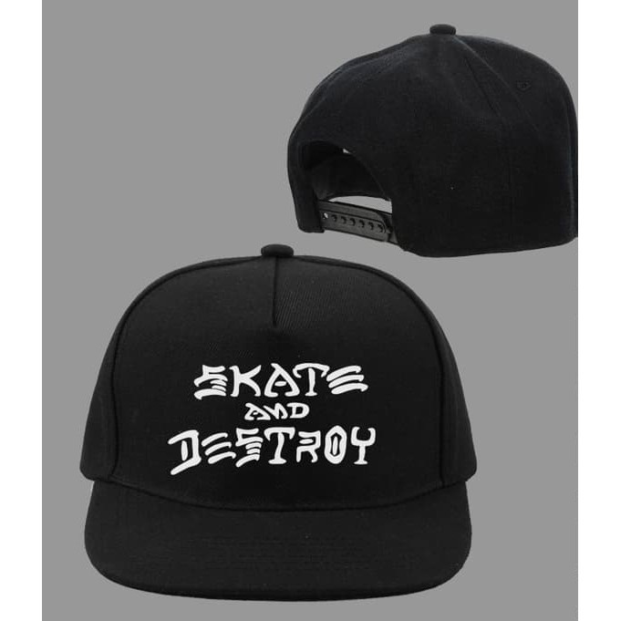 JURAGAN Topi Snapback Skate And Destroy