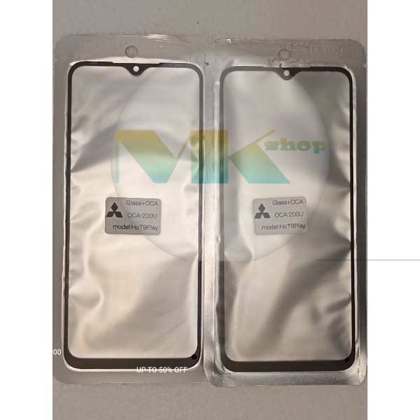GLASS SUDAH OCA INFINIX HOT 9 PLAY X680 KACA TOUCHSCREEN KACA LCD KACA DEPAN INFINIX HOT 9 PLAY X680