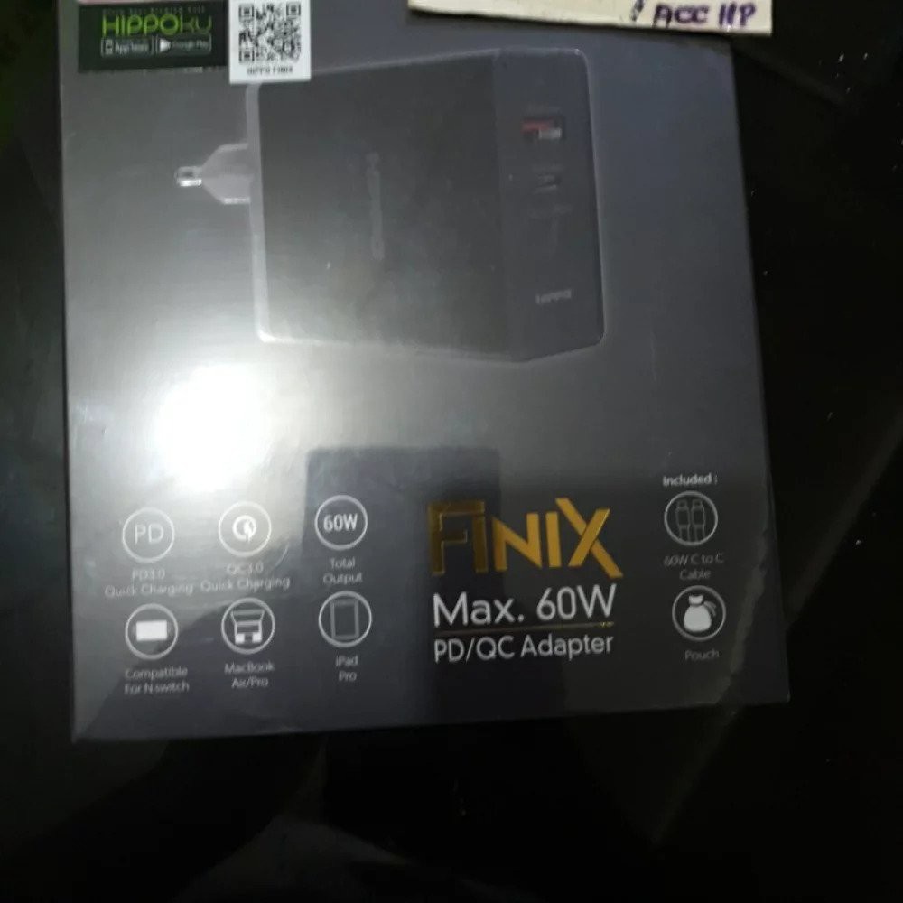 Adaptor Charger Hippo Elite Finix Max 60w
