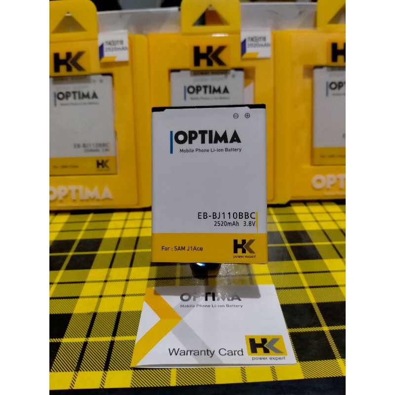 HK- Baterai HK OPTIMA Samsung J1ACE / Samsung Galaxy J110 / Batere Double Power Samsung galaxy J1 AC