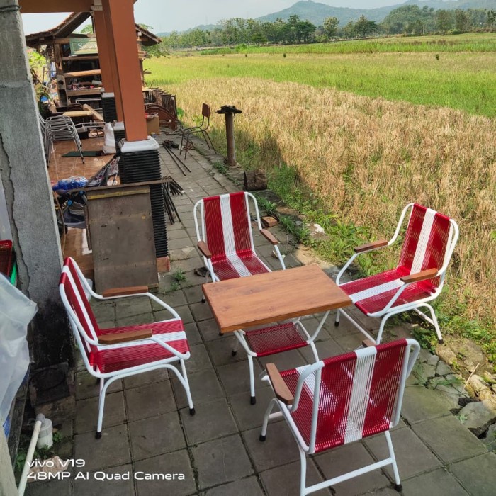 Kursi Tamu Santai Karet Pentil Jadul Vintage Furniture Murah