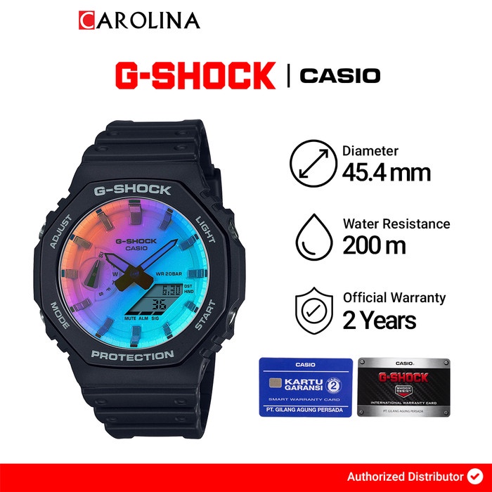 Jam Tangan G-SHOCK GA-2100SR-1A Pria Ls