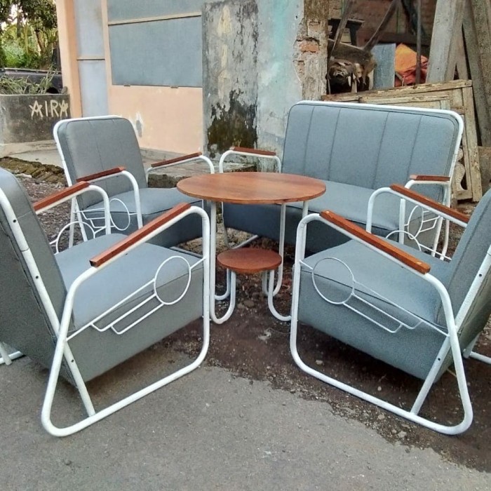 Kursi Tamu Jadul Retro Antik Kuno Artdeco