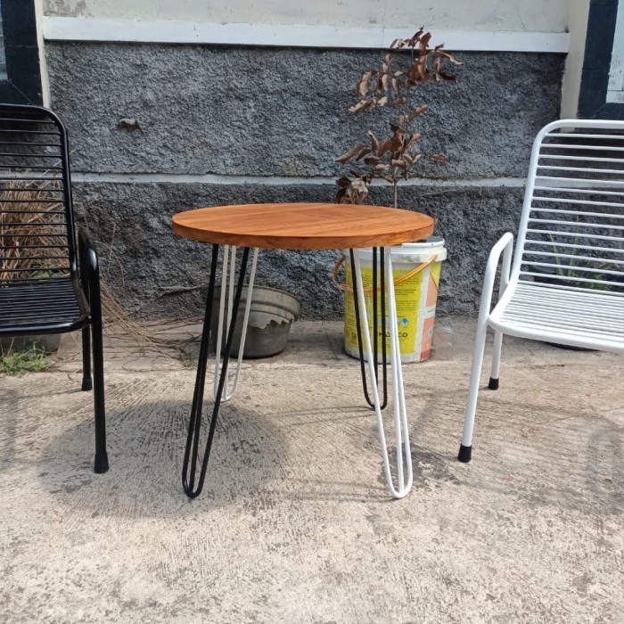 Kursi outdoor cafe besi set