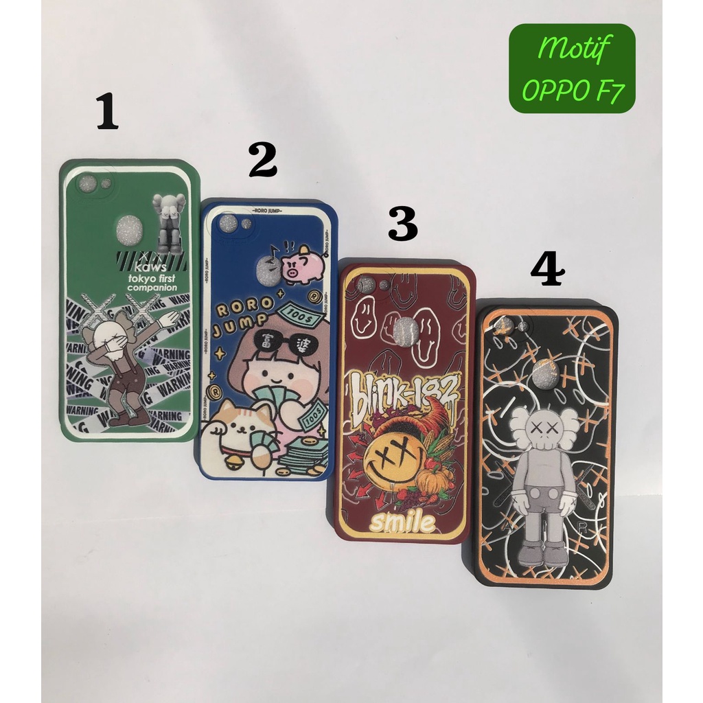 Case OPPO F7 Karakter Lucu Hp Soft Case Hp Wadah Hp Phantom Dompet Kekinian