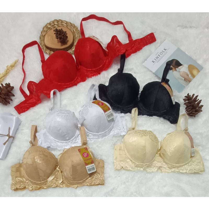 Bra Wanita Kawat Busa Tipis Cup A Busa Sedang Size32-38 Bra Import Bh Burkat #348