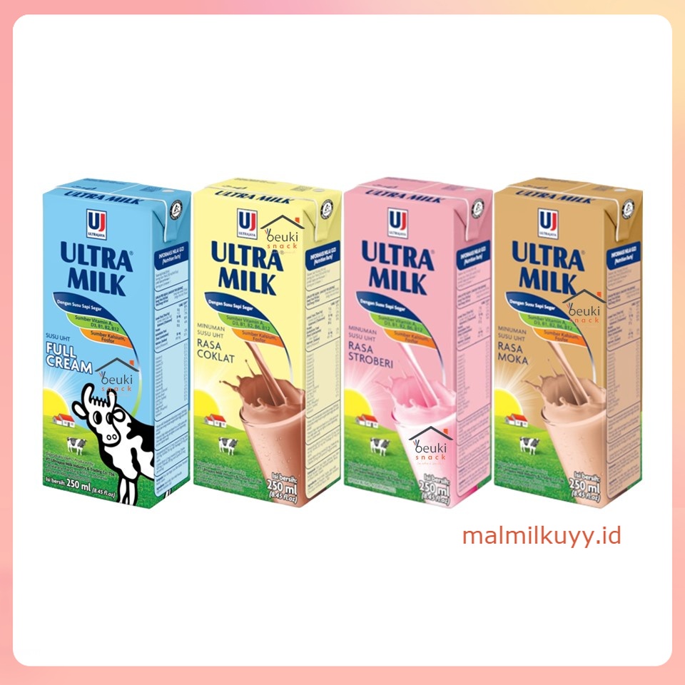 

Ultra Milk Susu UHT 250ml Berbagai Varian Pilih Rasa