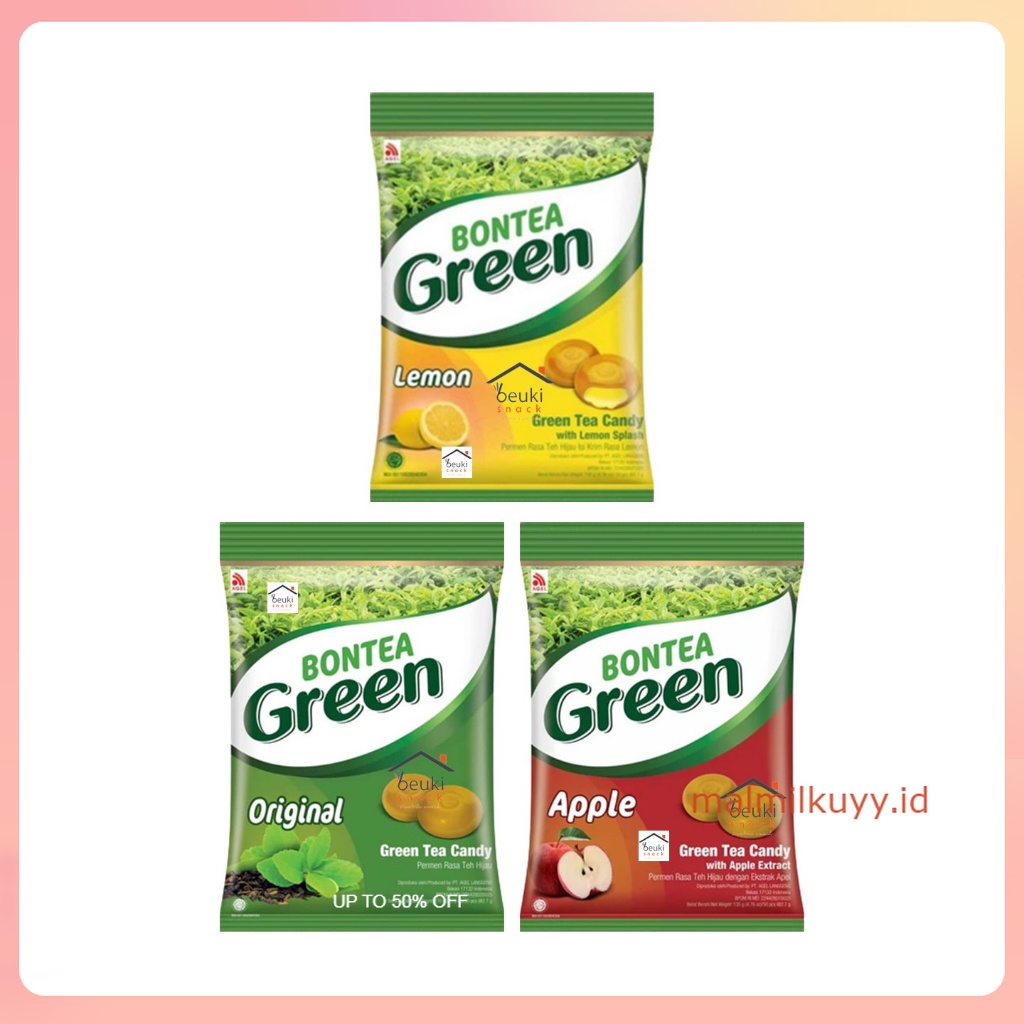 

Bontea Green Tea Permen Rasa Teh Hijau Asli Berbagai Varian Pilih Rasa