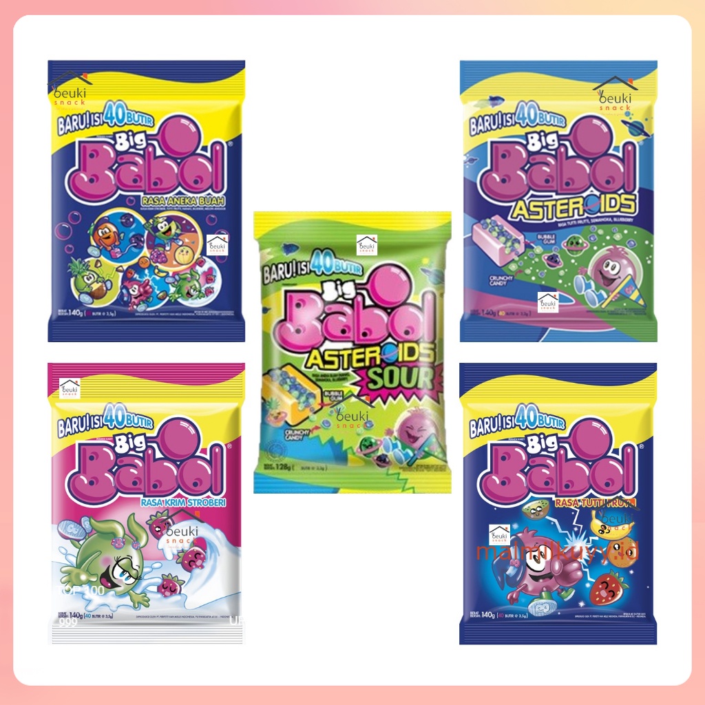 

Big Babol Permen Karet Kemasan Pack Berbagai Varian Pilih Rasa