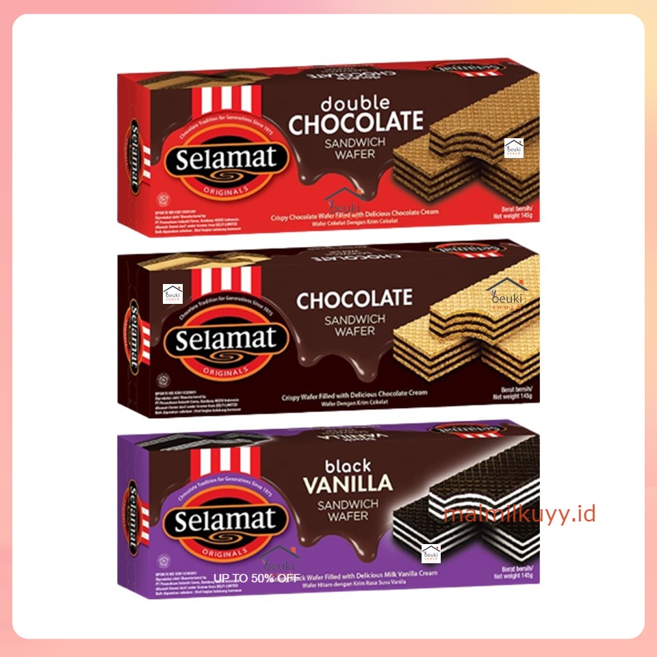 

Selamat Wafer Sandwich Berbagai Varian Pilih Rasa