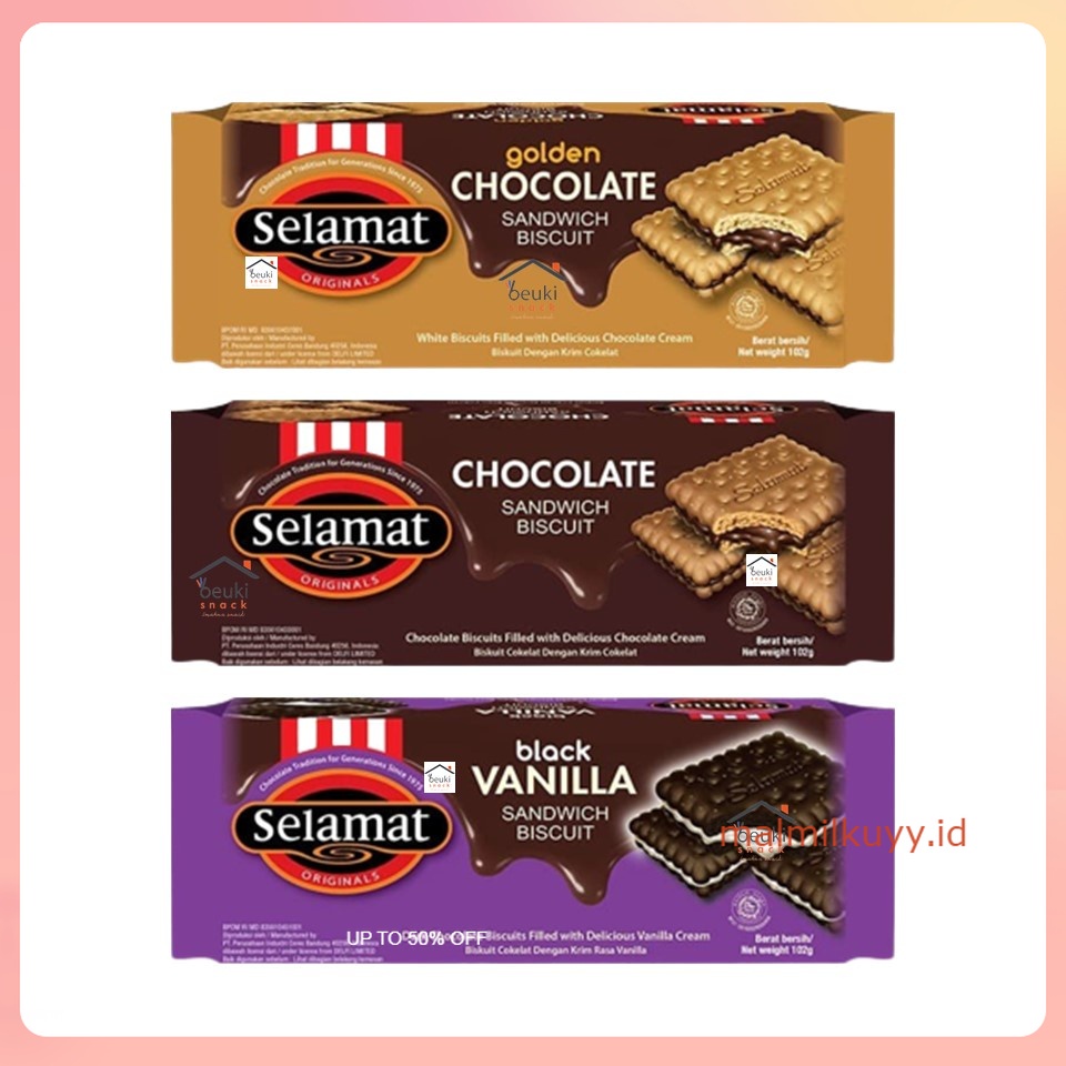 

Selamat Biscuit Sandwich Biskuit Cokelat dari Delfi Berbagai Varian Pilih Rasa