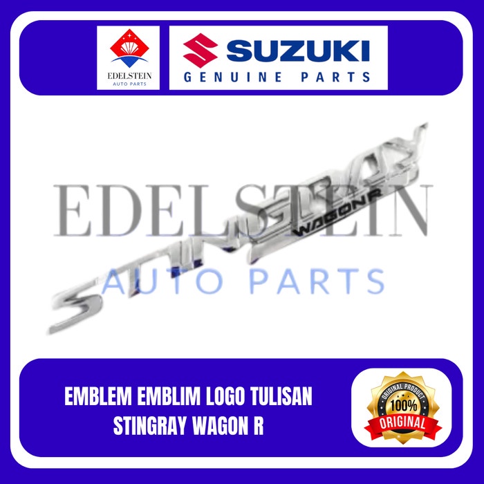 EMBLEM EMBLIM LOGO TULISAN STINGRAY WAGON R