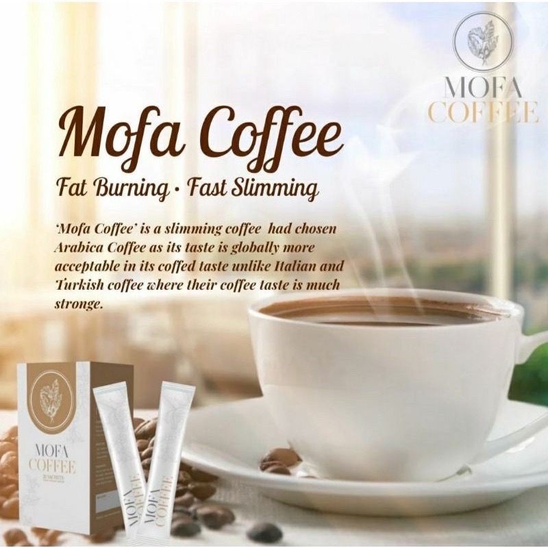 

Mofa Slimming Coffee Isi 20 Sachet Original .