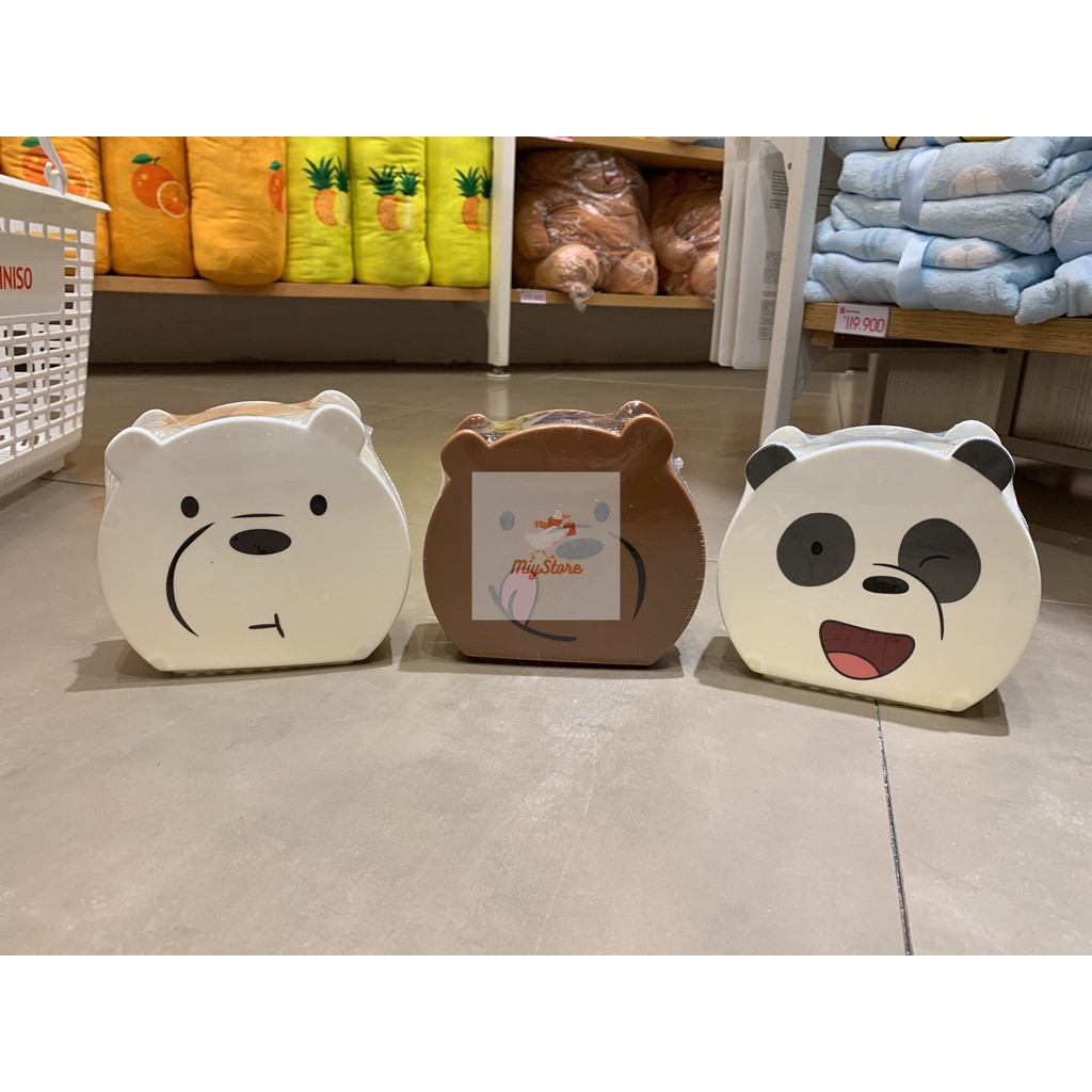 MINISO Tempat Peralatan Kamar Mandi Motif We Bare Bears / We Bare Bears Collection Shower Caddy