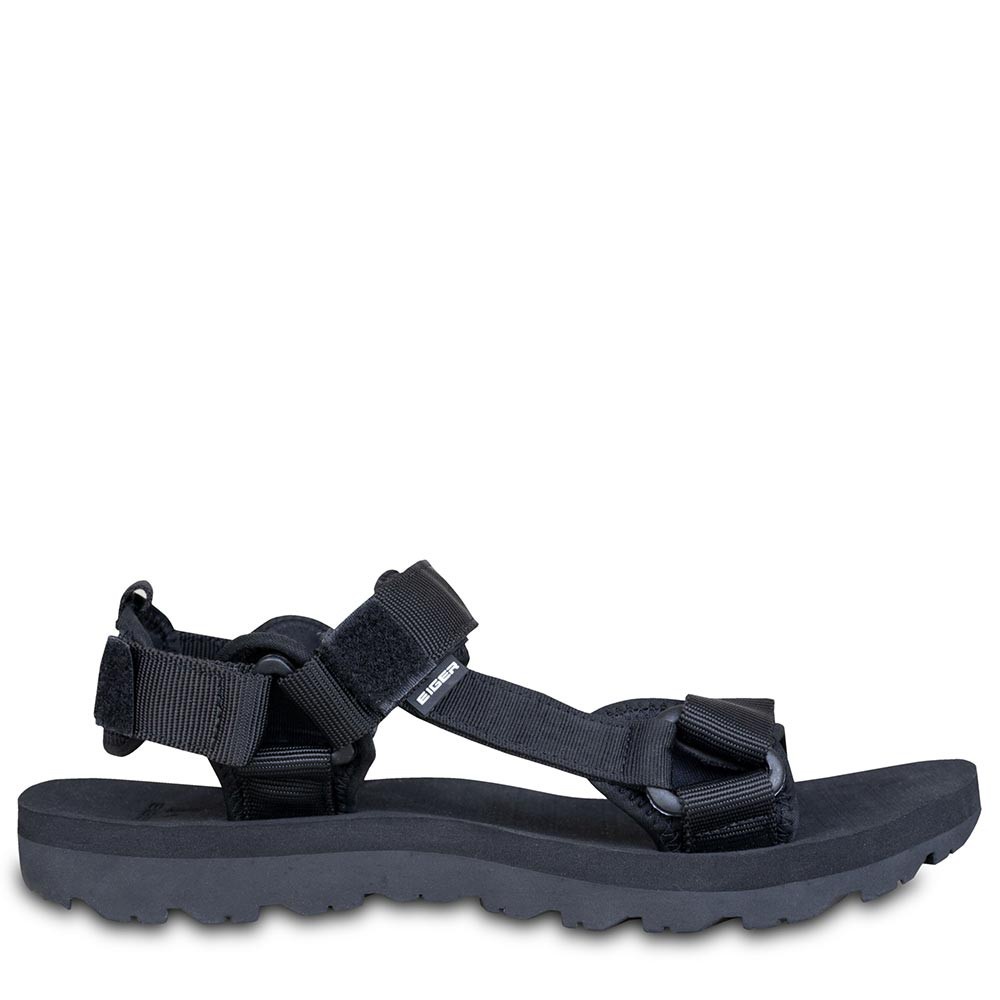 EIGER 1989 TOMAHAWK ROLL STRAP BLACK SANDAL