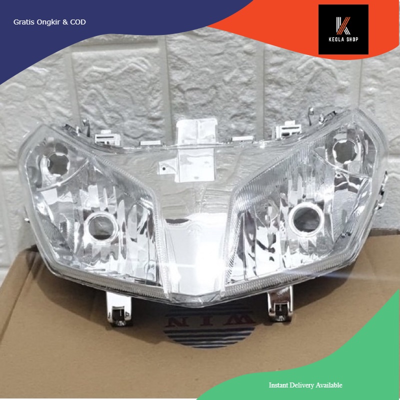 Lampu Depan Vario Techno 110 Karbu 2009 2010 2011 | reflektor headlamp WIN | head lamp light headlig