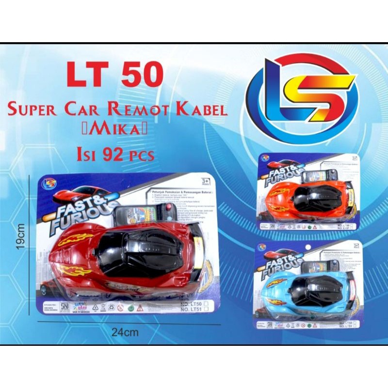 ( BISA COD ) Mainan anak remote kabel Mainan mobil remote Mainan super car remote kabel Mainan mobil