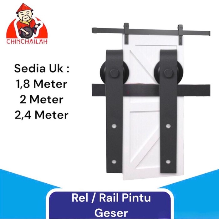 Rel pintu gantung geser / Rail sliding barn door