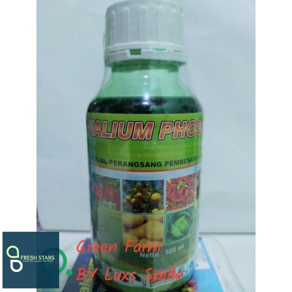 

Sale..Kalium Phospat Pupuk Cair Pembesar Umbi Pembesar Buah Tanaman Anti Rontok 500ml Tinggi Kalium
