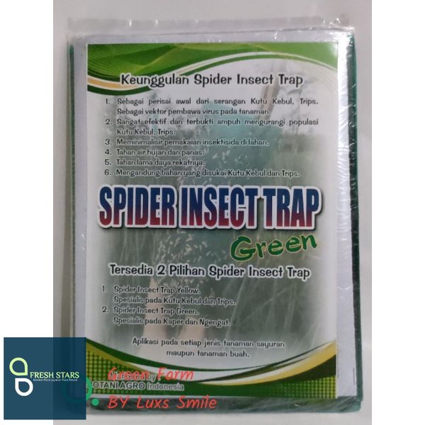 

Sale 12.12 Spider Insec Trap isi 20 Lembar Perangkap Hama Serangga lem lalat buah