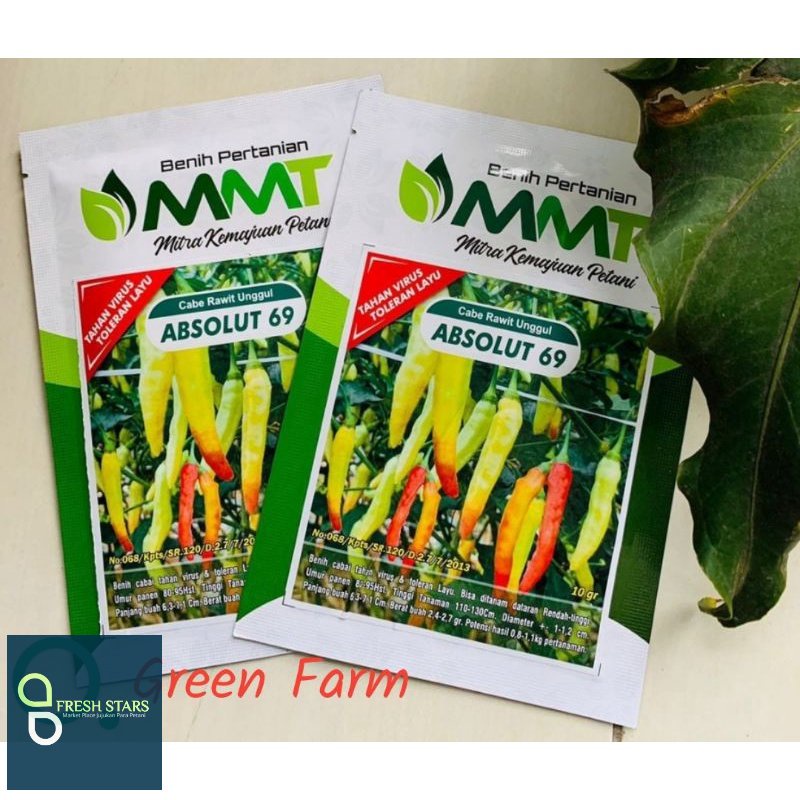 

Cabe Absolut 69 Tahan Virus Kemasan 10gr Original Pabrik CRM Andalan