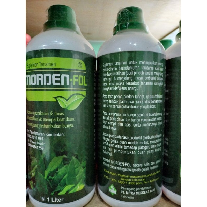 

Morden fol 1liter Nutrisi Tanaman Original MMT Mordenfol 1ltr