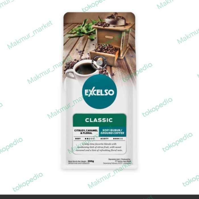 

EXCELSO THE CLASSIC 200GR PAK - bubuk
