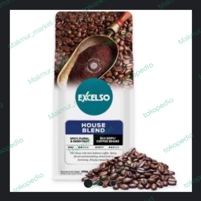 

EXCELSO HOUSE BLEND 200GR PCH - bubuk