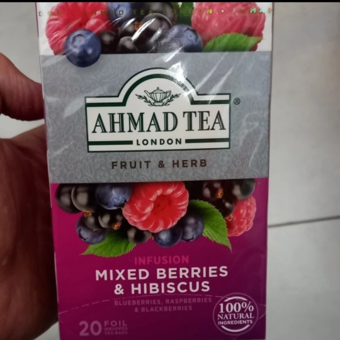 

AHMAD TEA MIXED BERRIES & HIBISCUS 20'S