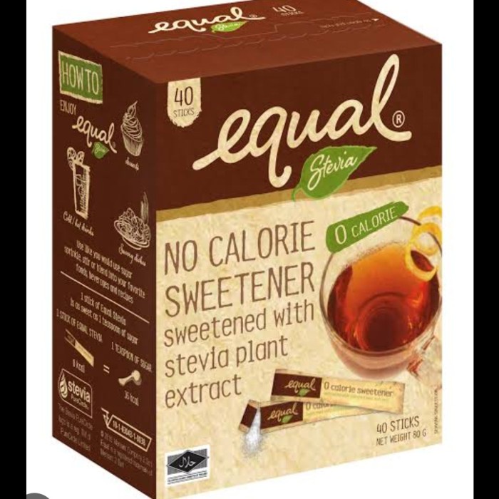 

EQUAL STEVIA 40'S BOX