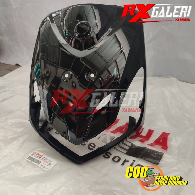 TAMENG DASI DEPAN YAMAHA MIO SMILE WARNA HITAM ORIGINAL 28D-F8311-00-P1