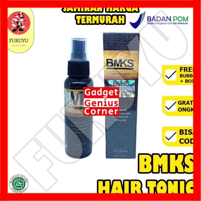 [TONIC] BMKS SPRAY HAIR TONIC KEMIRI - Penumbuh Rambut(Anti Kebotakan)