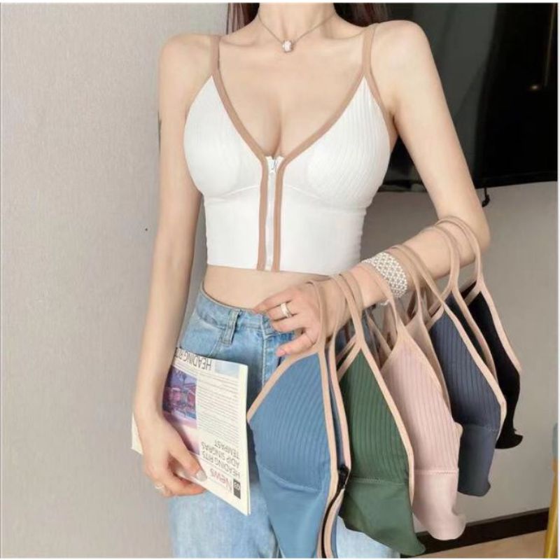 BRA SPORT DENGAN RESRITING ELEGAN/BRALETTE ALA KOREA/BRA SEXI /TANKTOP BRA KROPTOP-5