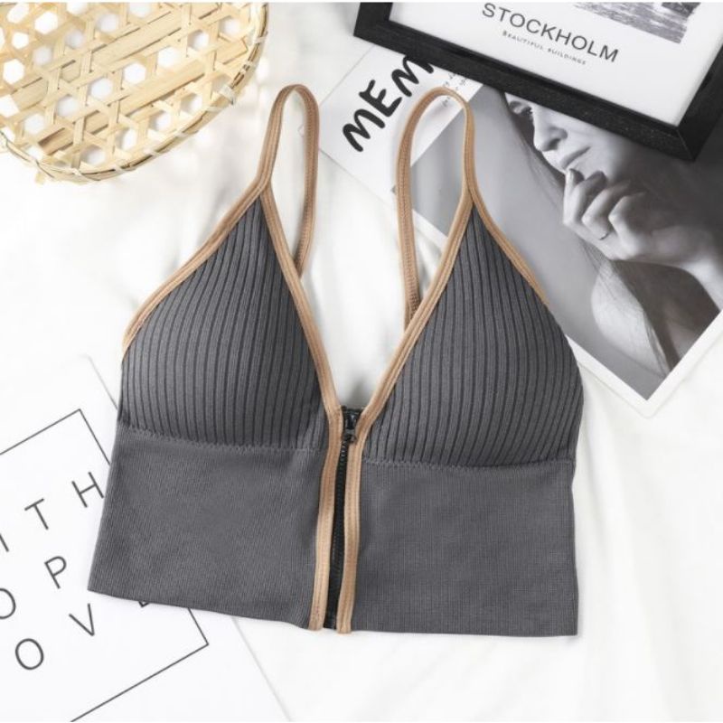 BRA SPORT DENGAN RESRITING ELEGAN/BRALETTE ALA KOREA/BRA SEXI /TANKTOP BRA KROPTOP-6