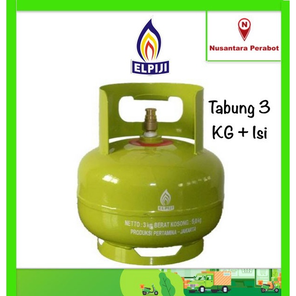 PROMO Tabung Gas Elpiji 3 Kg Dengan Isi